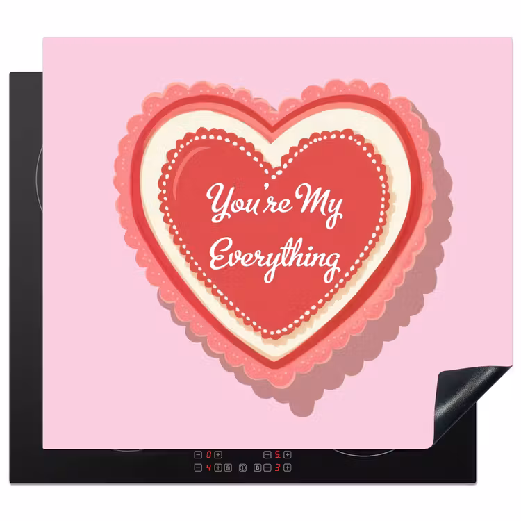 Herdabdeckplatte - Liebe - Herz - Valentinstag — 1