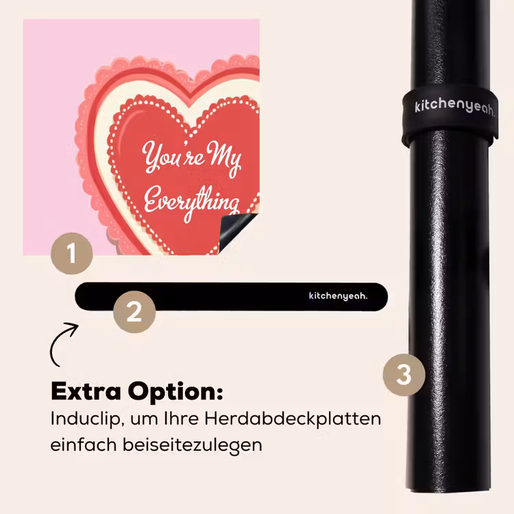 Herdabdeckplatte - Liebe - Herz - Valentinstag — 8