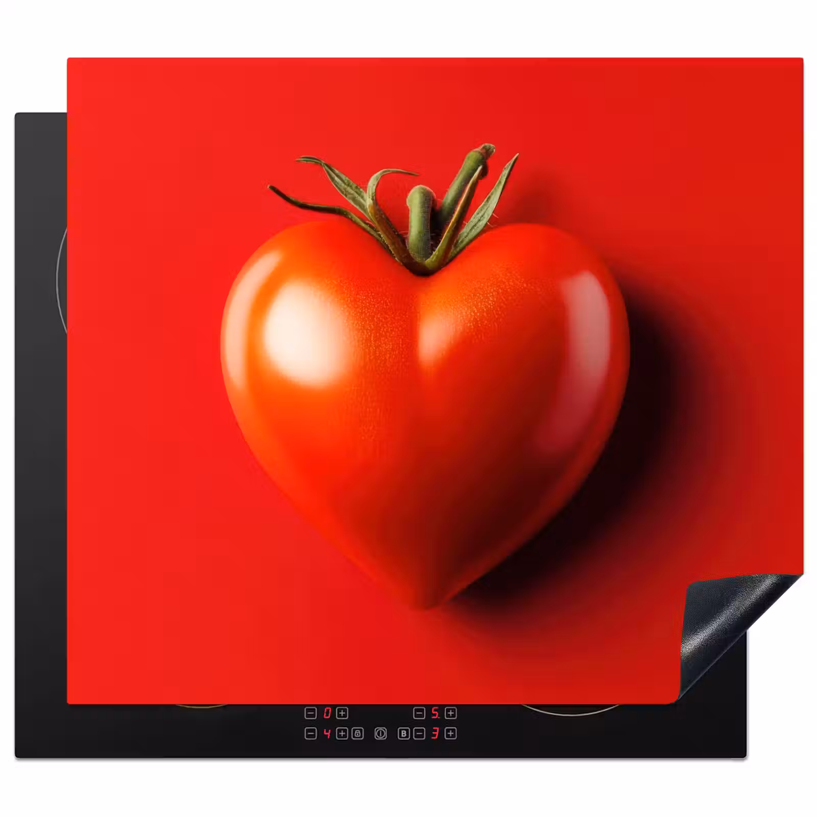 Herdabdeckplatte - Tomate - Rot - Herz — 1