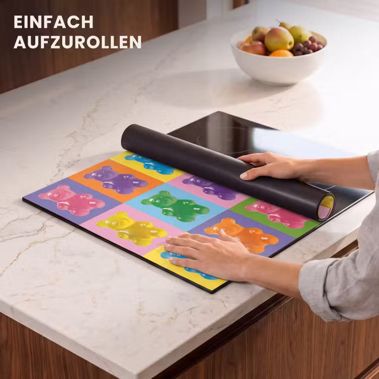 Herdabdeckplatte - Kunst - Süßigkeiten - Bunt — 7