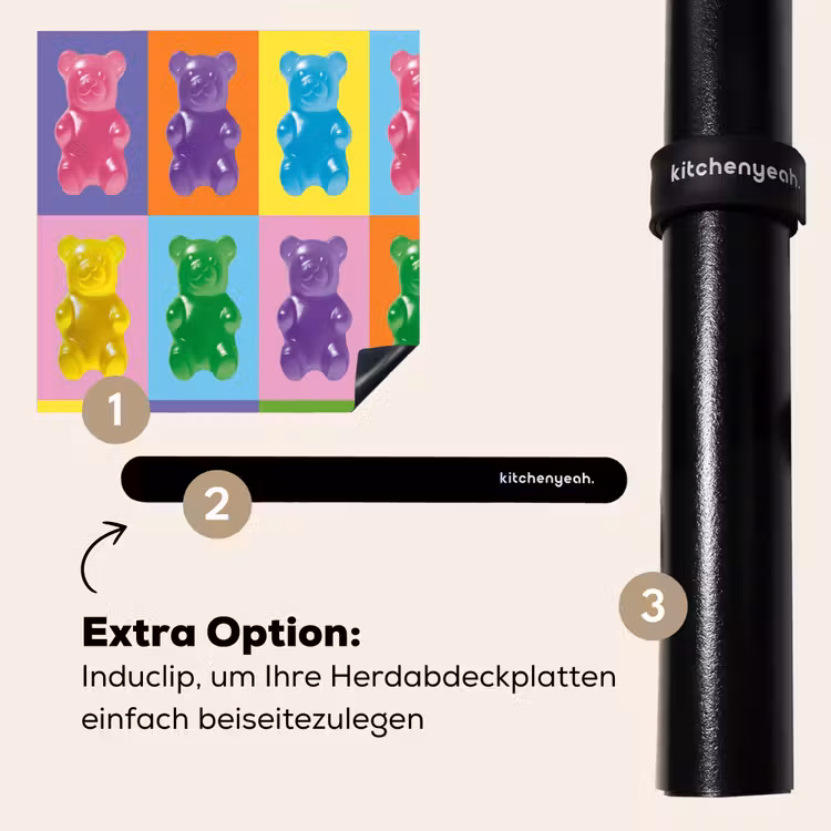Herdabdeckplatte - Kunst - Süßigkeiten - Bunt — 8