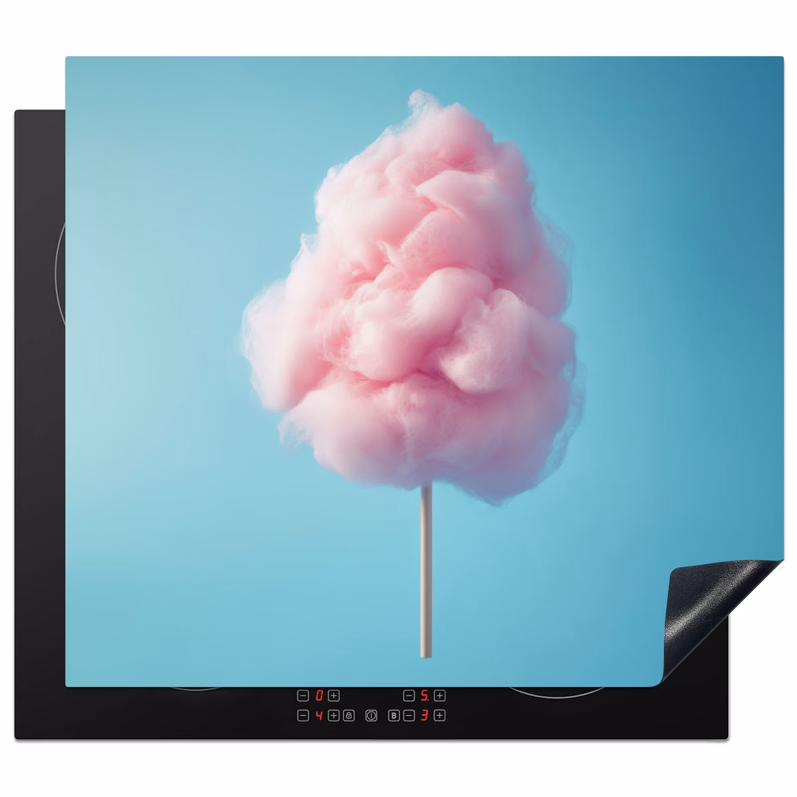 Herdabdeckplatte - Zuckerwatte - Süßes - Bonbon — 1
