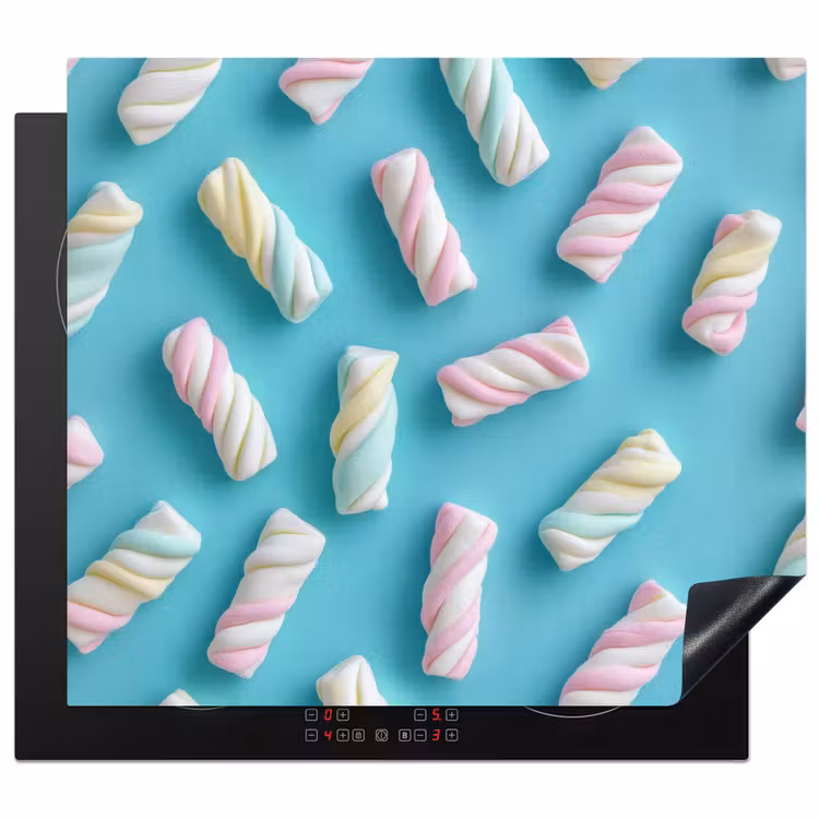 Herdabdeckplatte - Speck - Pastell - Bonbon - Blau — 1