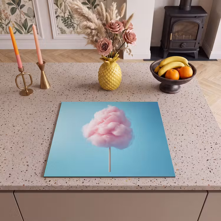Herdabdeckplatte - Zuckerwatte - Süßes - Bonbon — 3