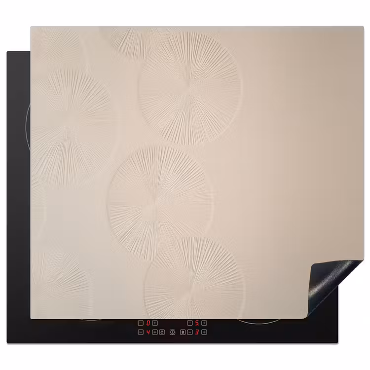 Herdabdeckplatte - Japandi - Beige - Modern — 1
