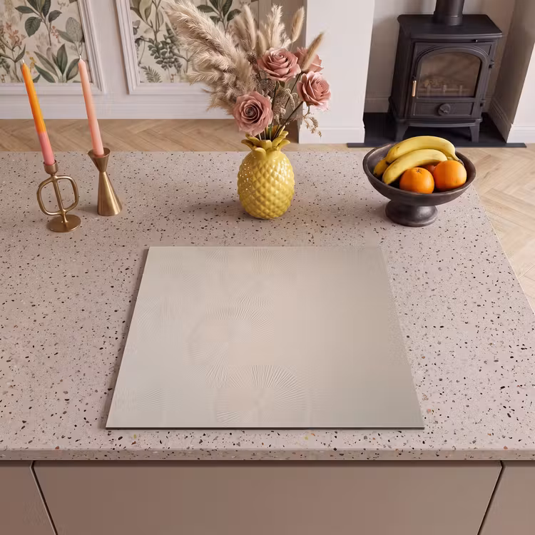 Herdabdeckplatte - Japandi - Beige - Modern — 3