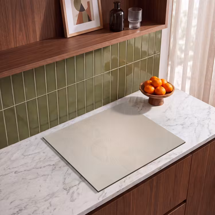Herdabdeckplatte - Japandi - Beige - Modern — 4