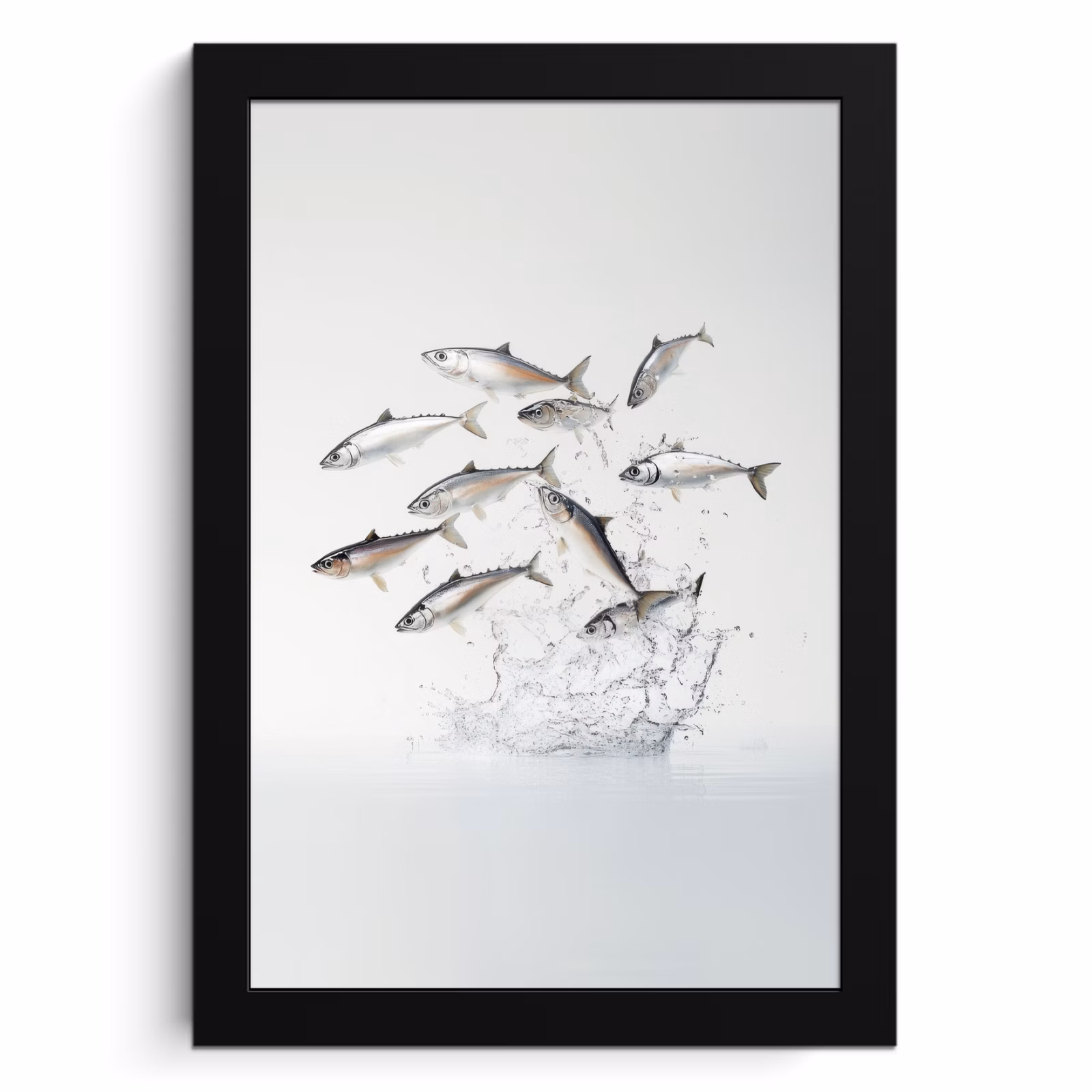 Bilder mit Rahmen - Fisch - Wasser - Weiß — 1