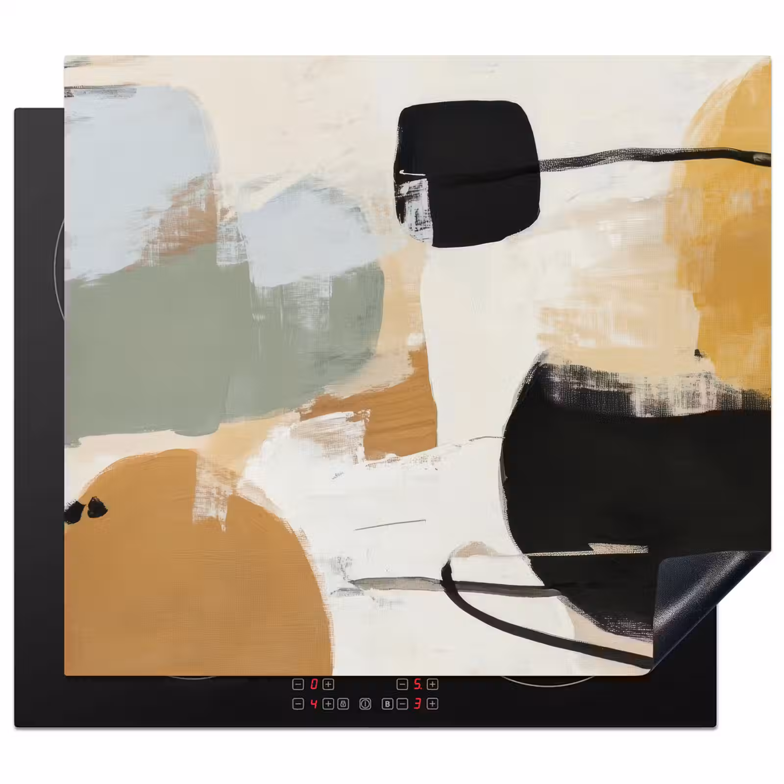 Herdabdeckplatte - Farbe - Abstrakt - Farben — 1