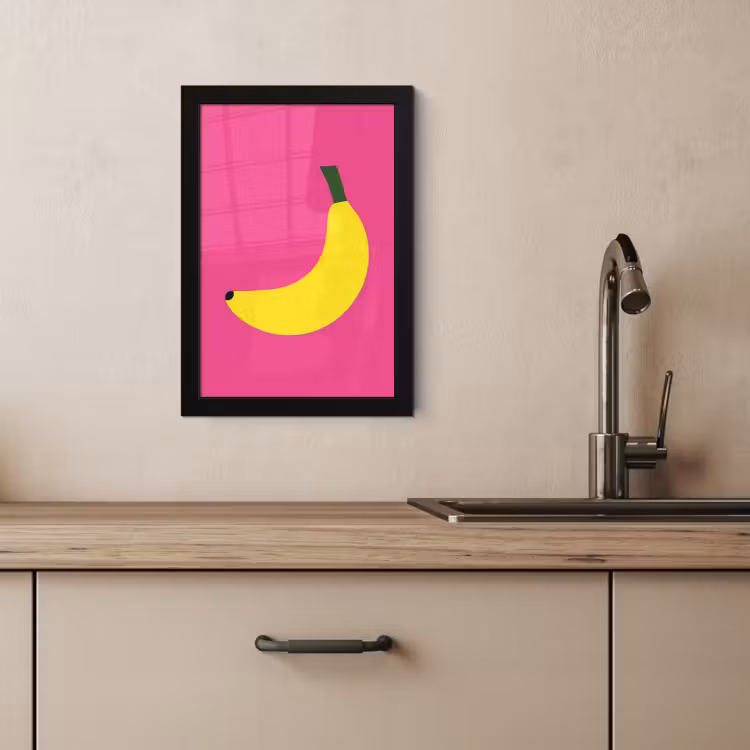 Bilder mit Rahmen - Banane - Gelb - Obst — 3