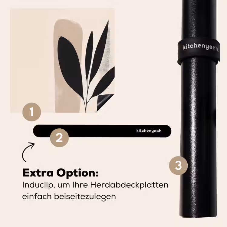 Herdabdeckplatte - Pflanze - Beige - Japanisch — 8