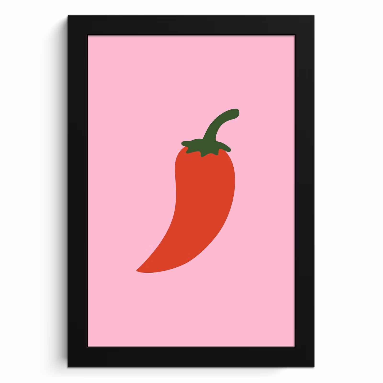 Bilder mit Rahmen - Paprika - Rot - Illustration — 1