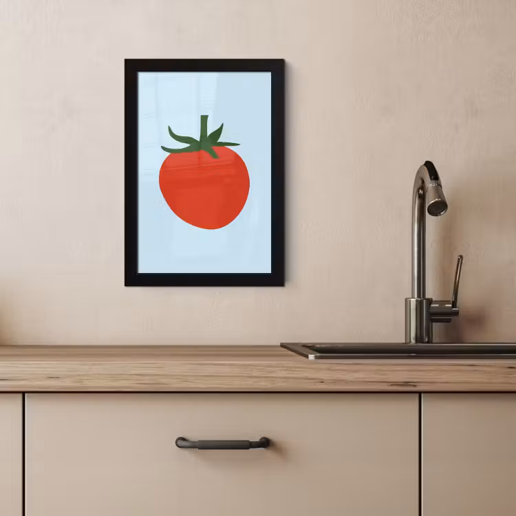 Bilder mit Rahmen - Rot - Tomate - Gemüse — 2