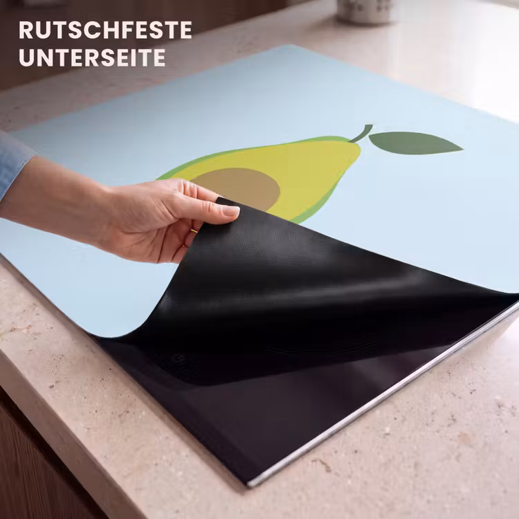Herdabdeckplatte - Avocado - Illustration - Grün - Frucht — 6