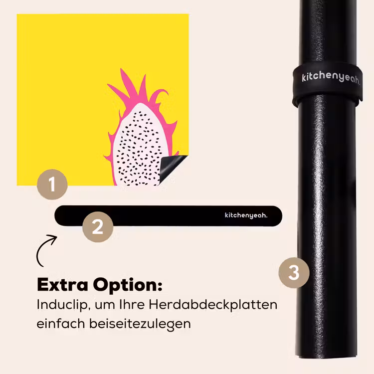 Herdabdeckplatte - Illustration - Drachenfrucht - Farbenfroh — 8