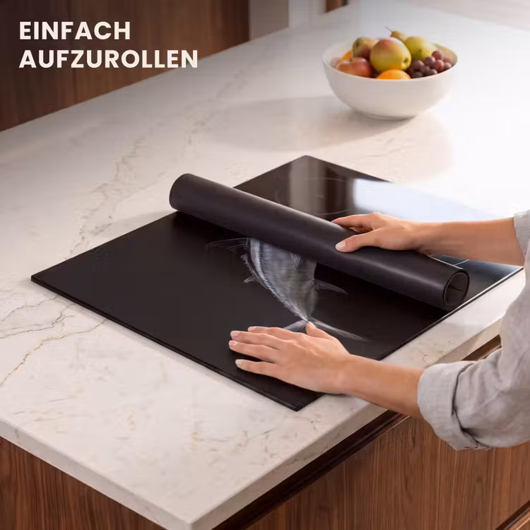 Herdabdeckplatte - Makrele - Fisch - Schwarz — 7