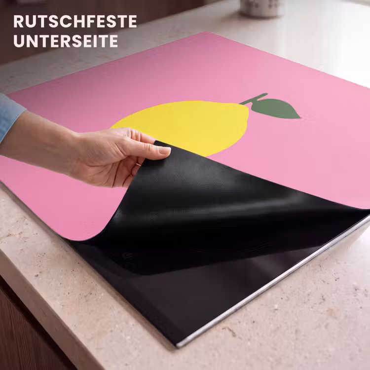 Herdabdeckplatte - Zitrone - Gelb - Frisch — 6