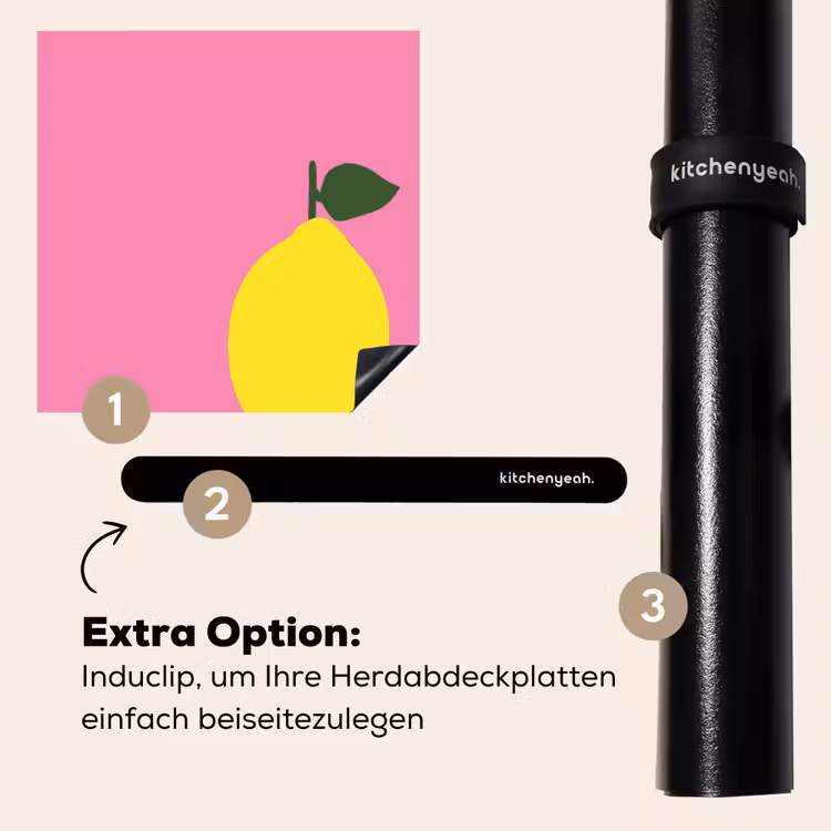 Herdabdeckplatte - Zitrone - Gelb - Frisch — 8
