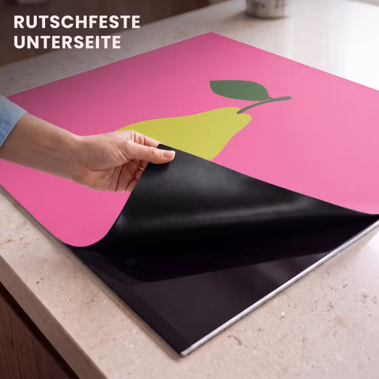 Herdabdeckplatte - Illustration - Obst - Birne - Grün — 6