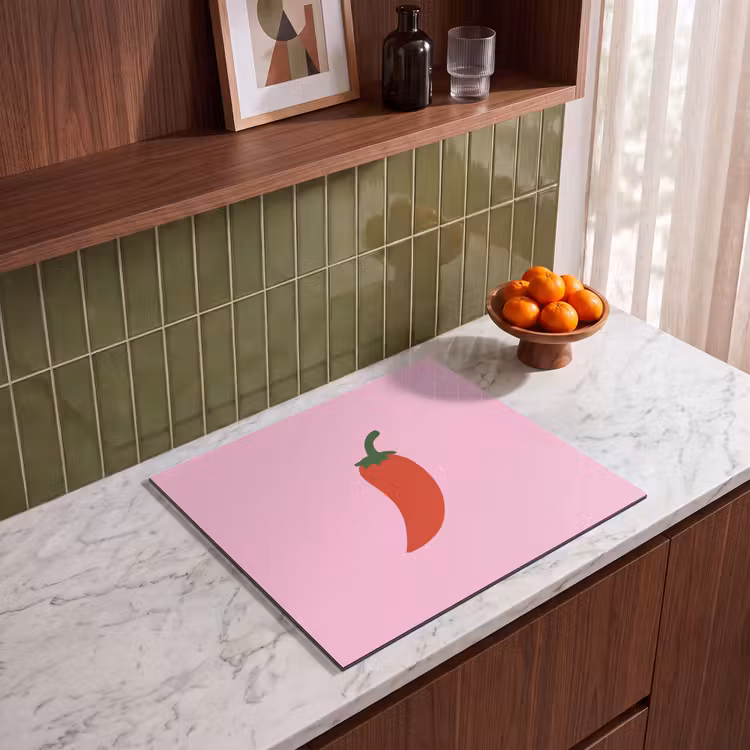 Herdabdeckplatte - Paprika - Rot - Illustration — 4