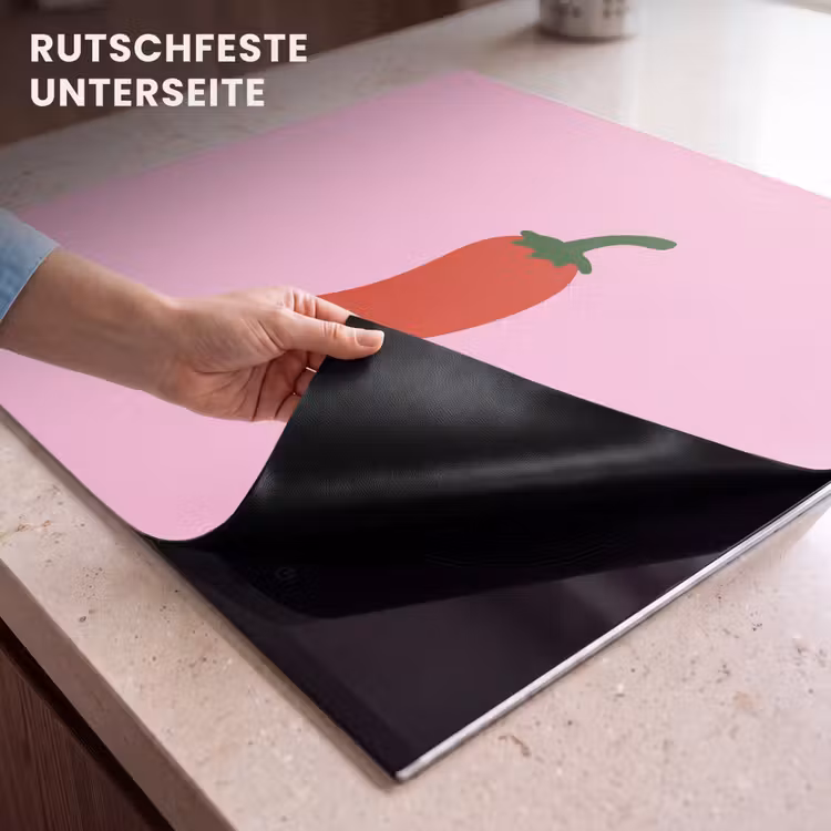 Herdabdeckplatte - Paprika - Rot - Illustration — 6