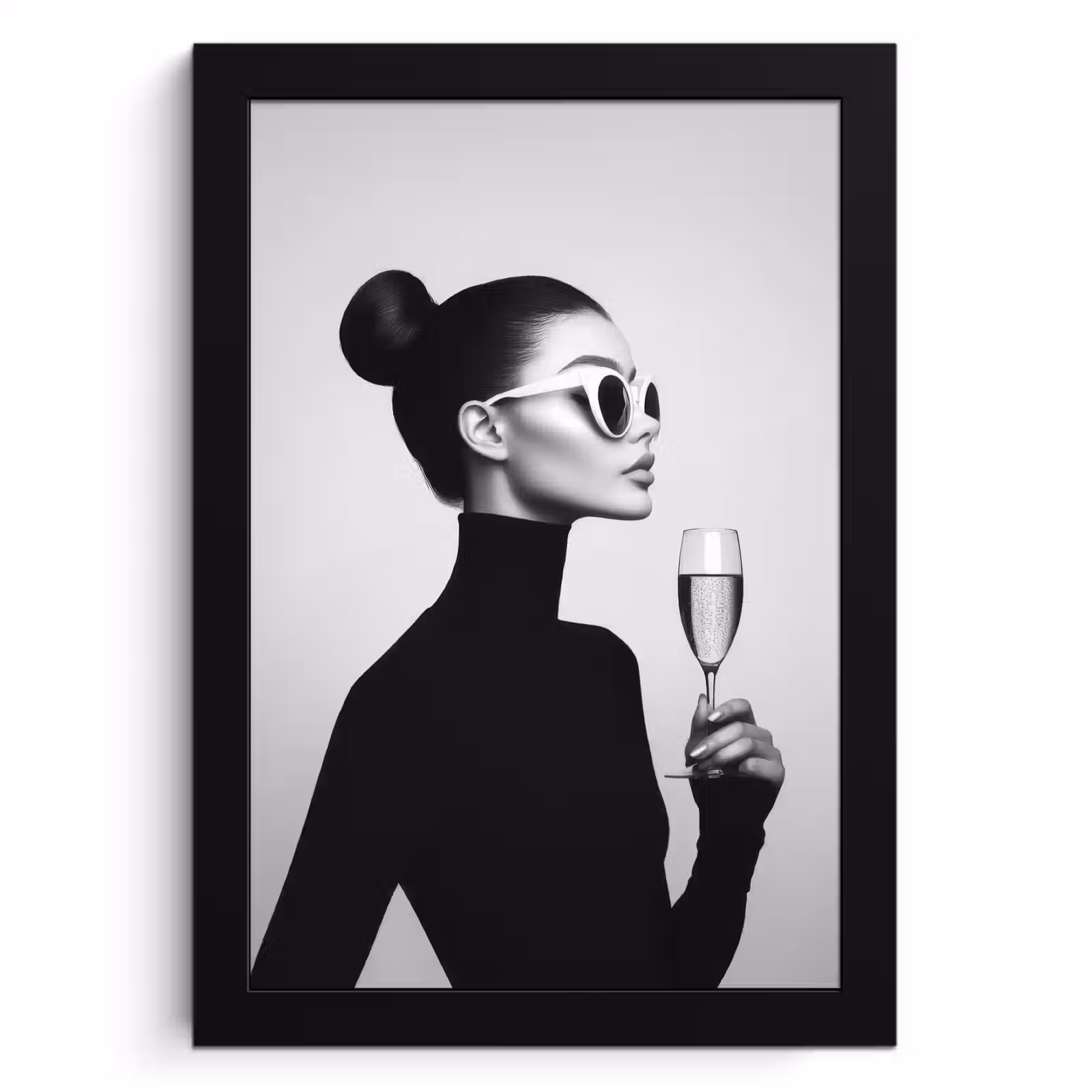 Bilder mit Rahmen - Frau - Champagner - Modern — 1