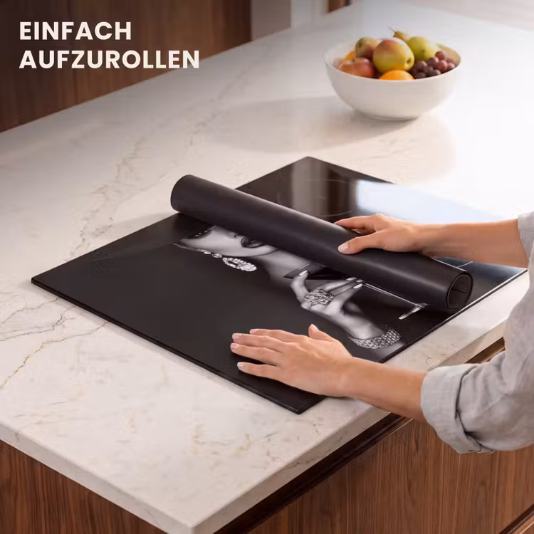 Herdabdeckplatte - Frau - Cocktail - Schick — 7