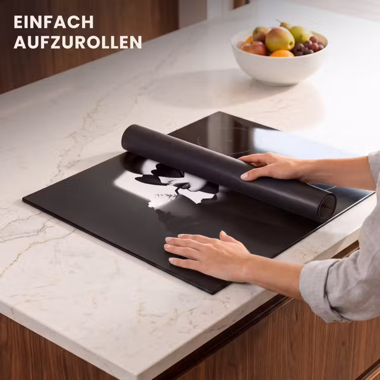Herdabdeckplatte - Frau - Schwarz - Herz — 7
