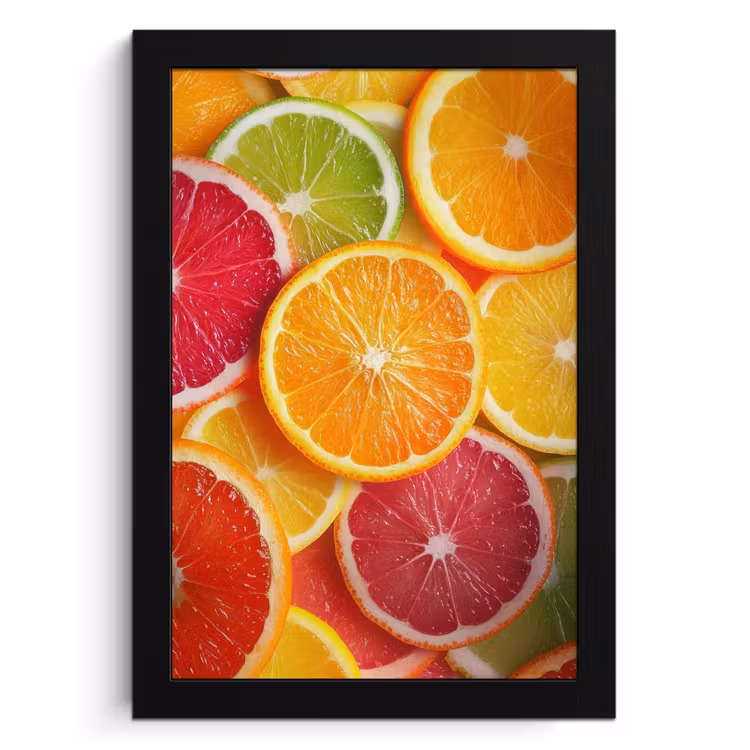 Bilder mit Rahmen - Obst - Bunt - Nahaufnahme — 1