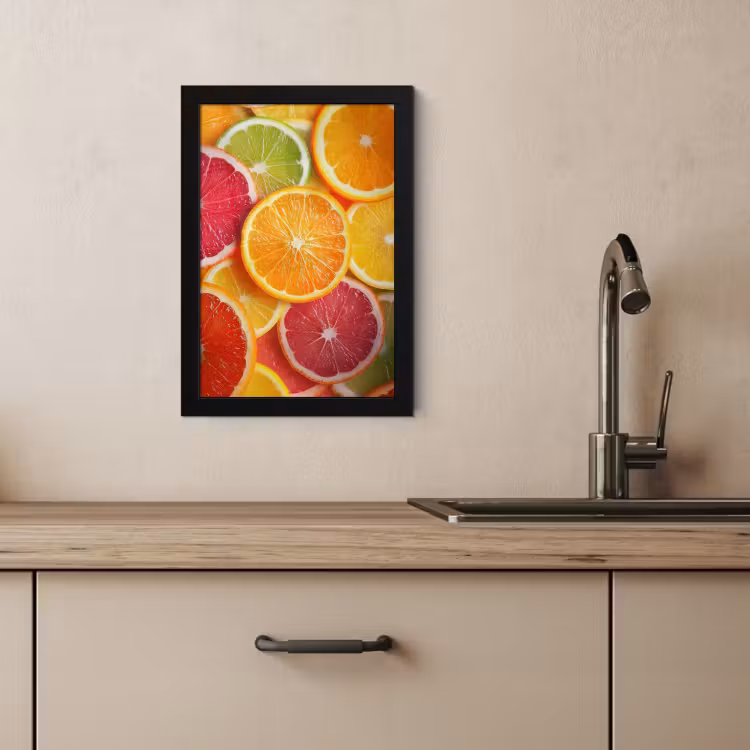 Bilder mit Rahmen - Obst - Bunt - Nahaufnahme — 2