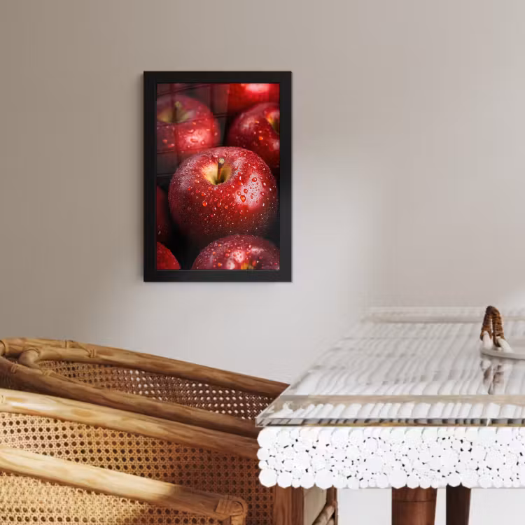 Bilder mit Rahmen - Rot - Äpfel - Obst — 3