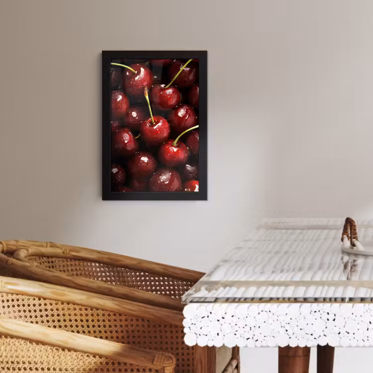 Bilder mit Rahmen - Rot - Obst - Kirsche — 2