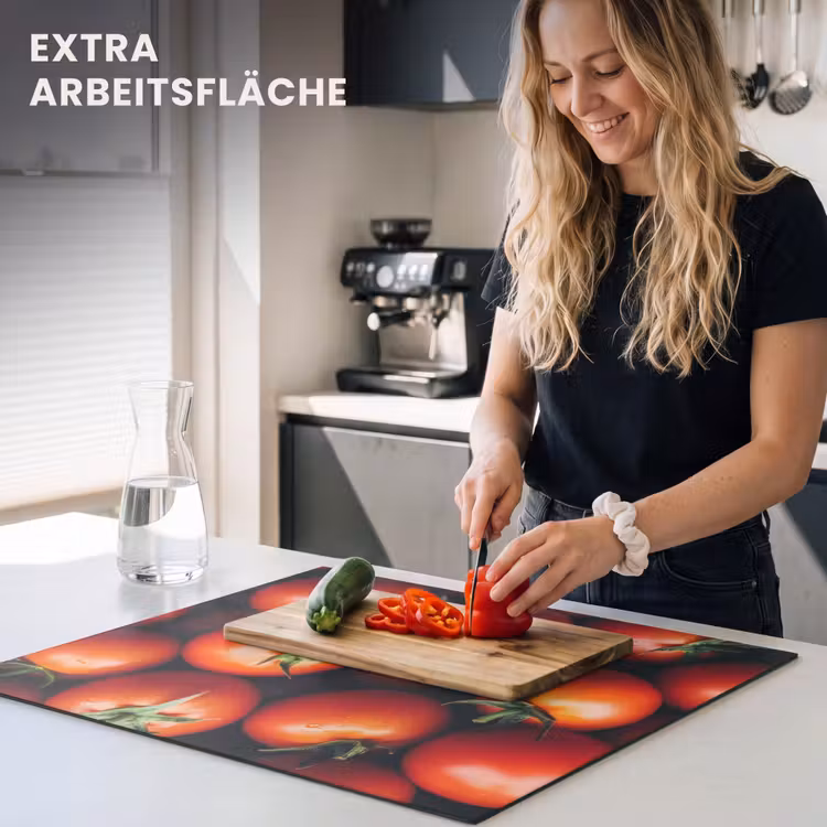 Herdabdeckplatte - Gemüse - Rot - Tomaten — 5