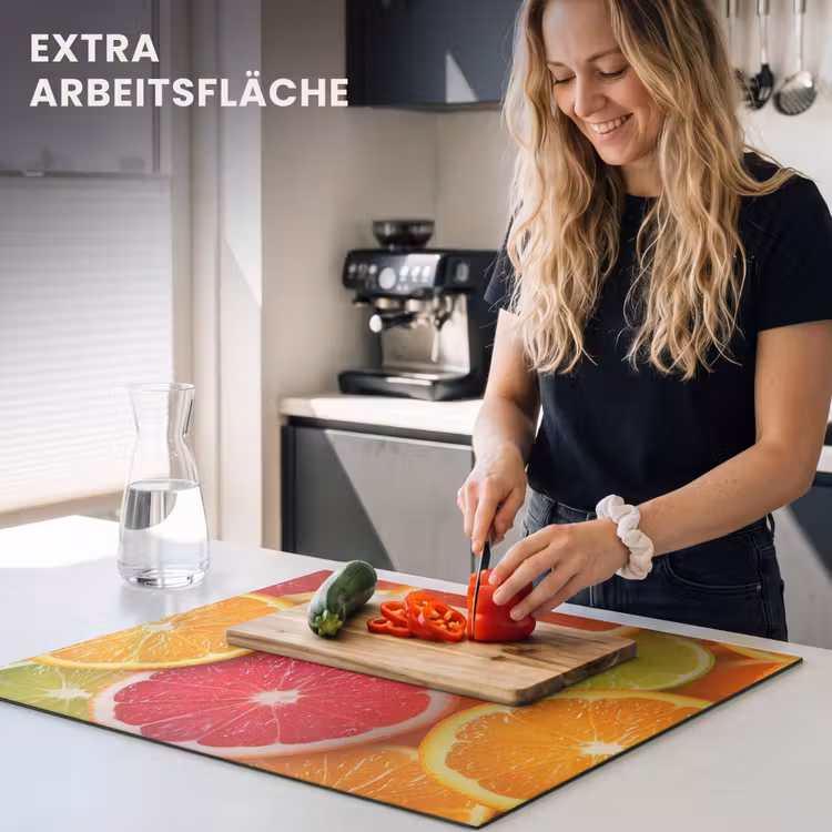 Herdabdeckplatte - Obst - Bunt - Nahaufnahme — 5