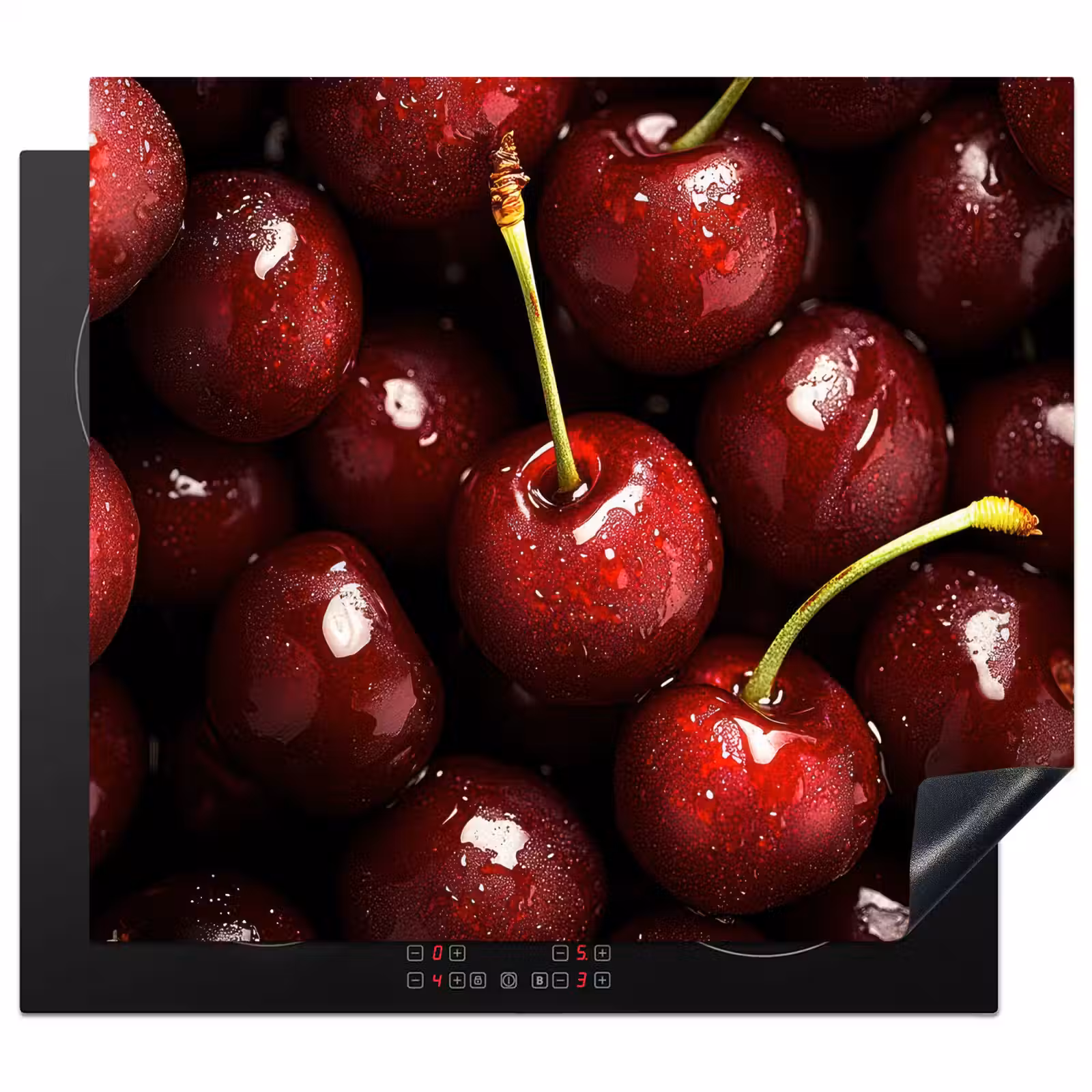 Herdabdeckplatte - Rot - Obst - Kirsche — 1