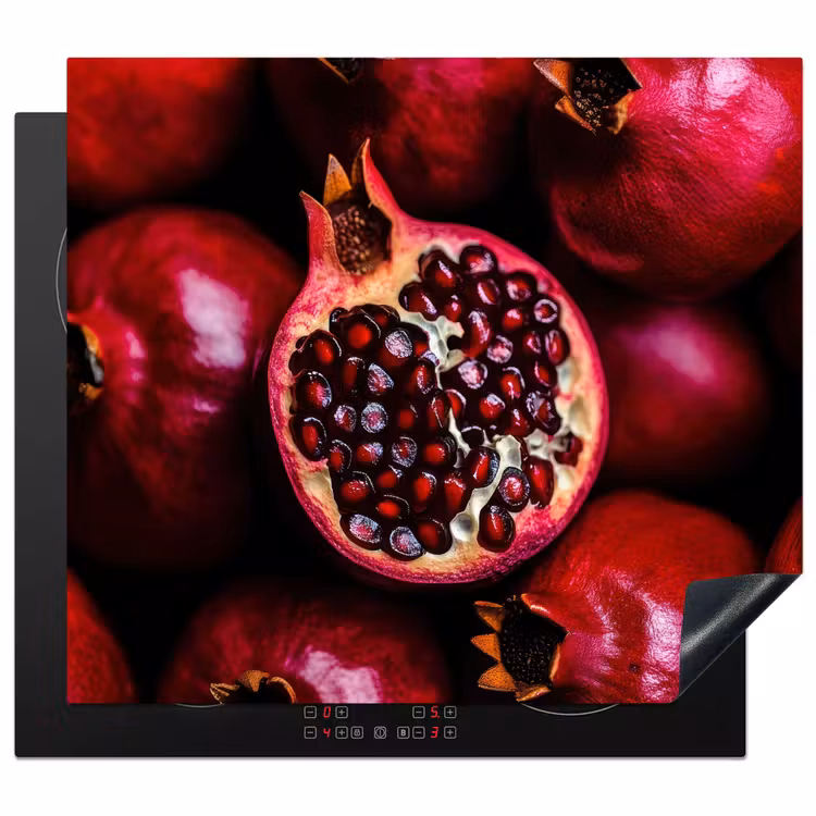 Herdabdeckplatte - Granatapfel - Rot - Obst — 1