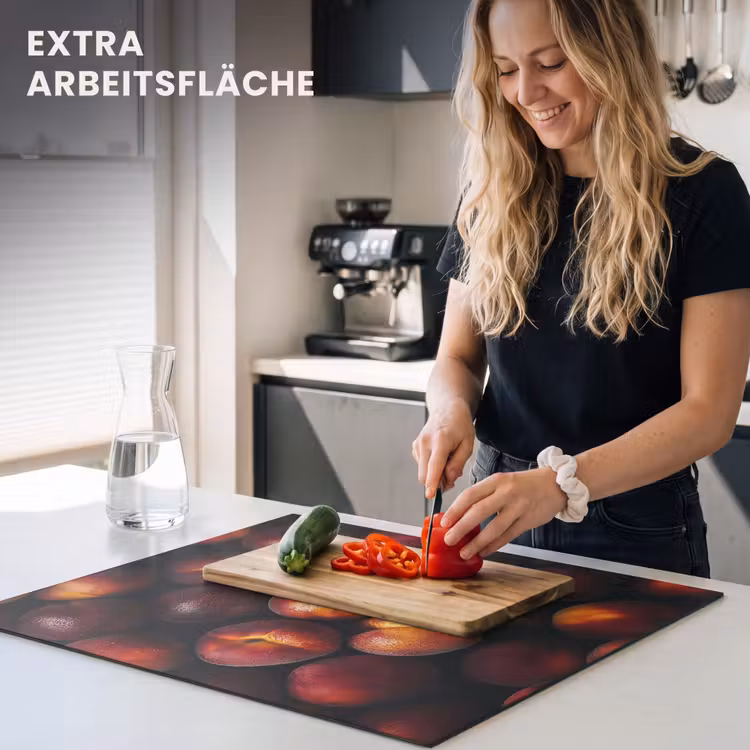 Herdabdeckplatte - Obst - Nahaufnahme - Nektarinen — 5