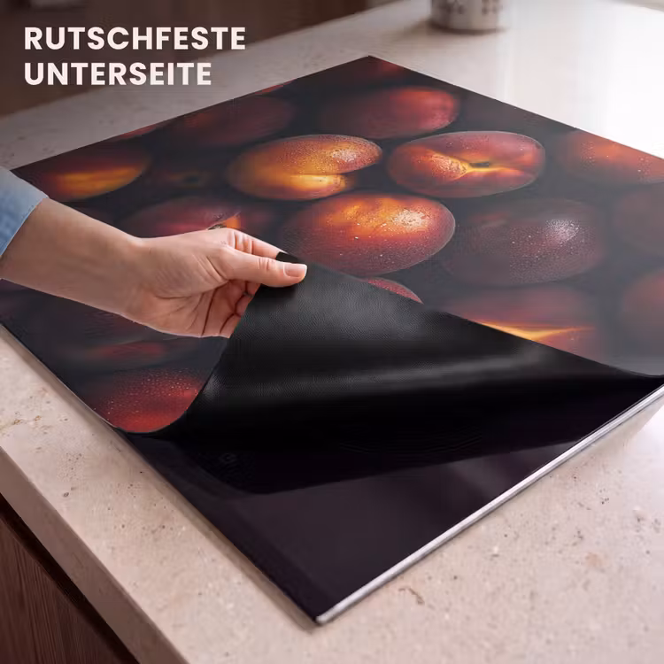 Herdabdeckplatte - Obst - Nahaufnahme - Nektarinen — 6