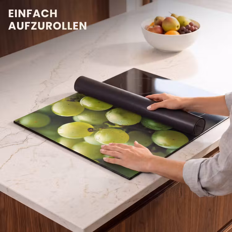 Herdabdeckplatte - Weintrauben - Traube - Grün — 7
