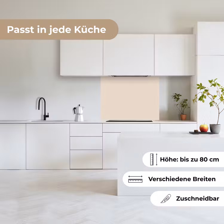 Küchen rückwand - Beige - Unifarben — 6