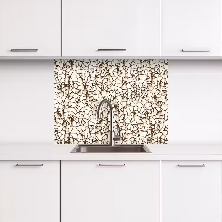 Küchen rückwand - Beige - Muster - Rost - Farbe — 3