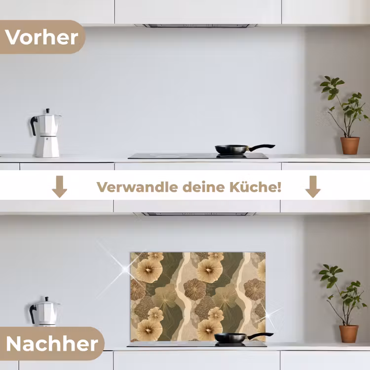 Spritzschutz Küche - Abstrakt - Modern - Grün — 7