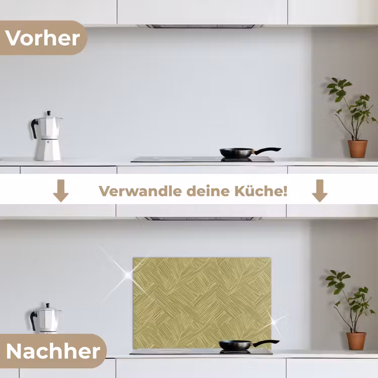 Spritzschutz Küche - Abstrakt - Modern - Grün — 7