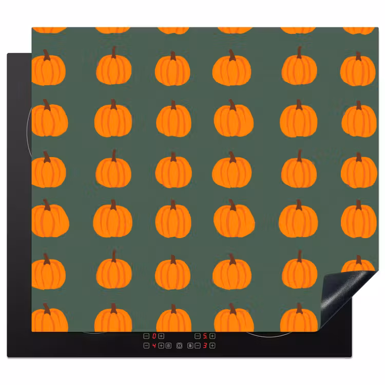Herdabdeckplatte - Kürbis - Muster - Orange — 1