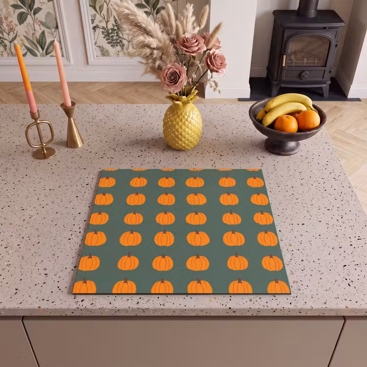 Herdabdeckplatte - Kürbis - Muster - Orange — 3