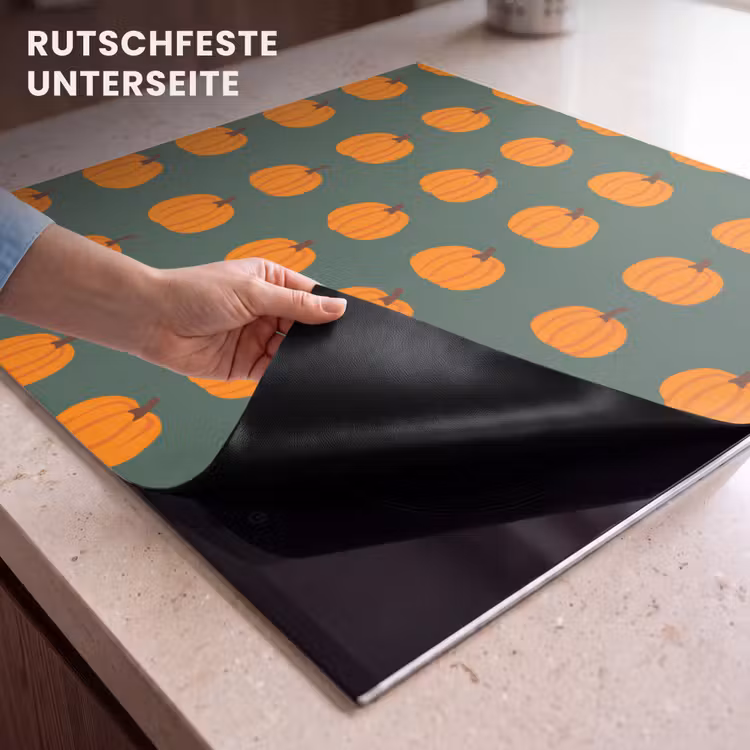 Herdabdeckplatte - Kürbis - Muster - Orange — 6