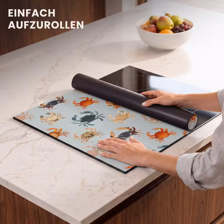 Herdabdeckplatte - Krabben - Verspielt - Farbenfroh — 7
