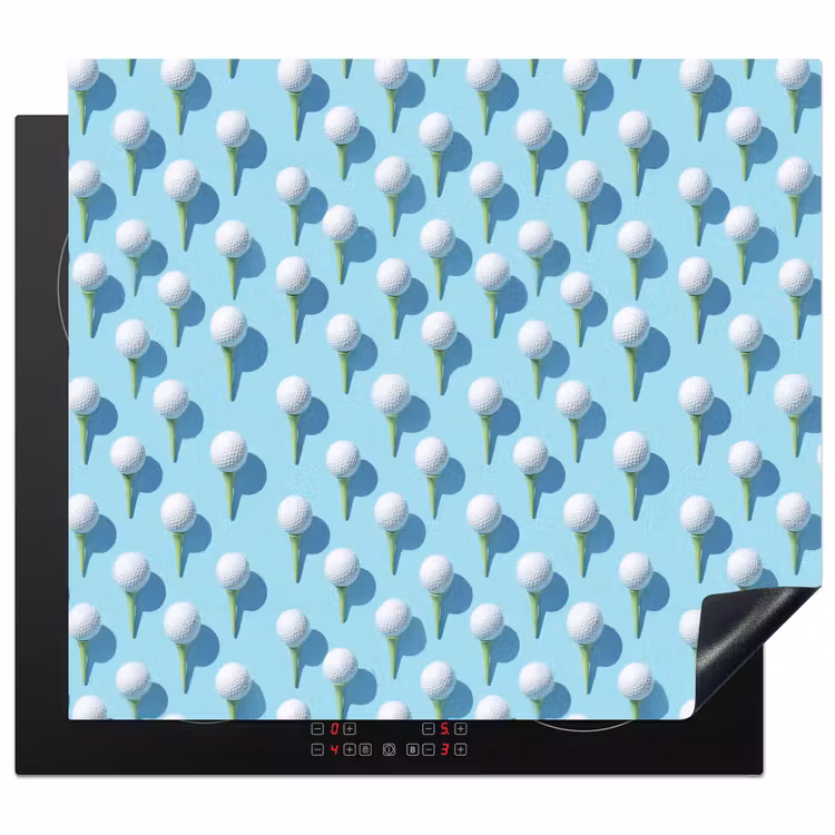 Herdabdeckplatte - Golf - Bälle - Blau — 1