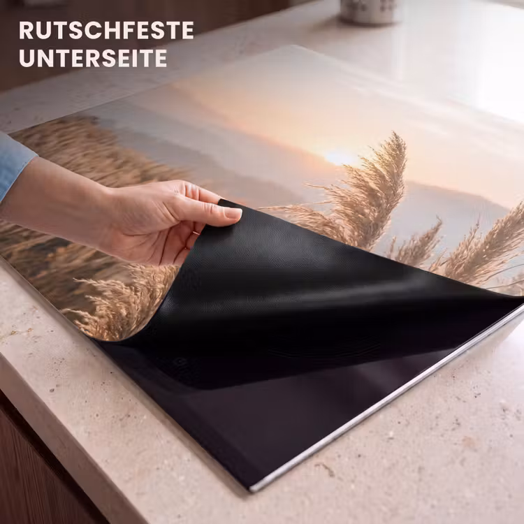 Herdabdeckplatte - Gras - Feld - Sonne - Natur — 6