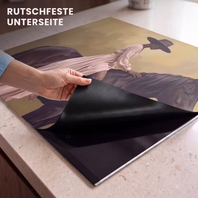 Herdabdeckplatte - Pferd - Klassisch - Ocker — 6